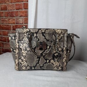 Michael Kors Python Snakeskin Satchel Bag